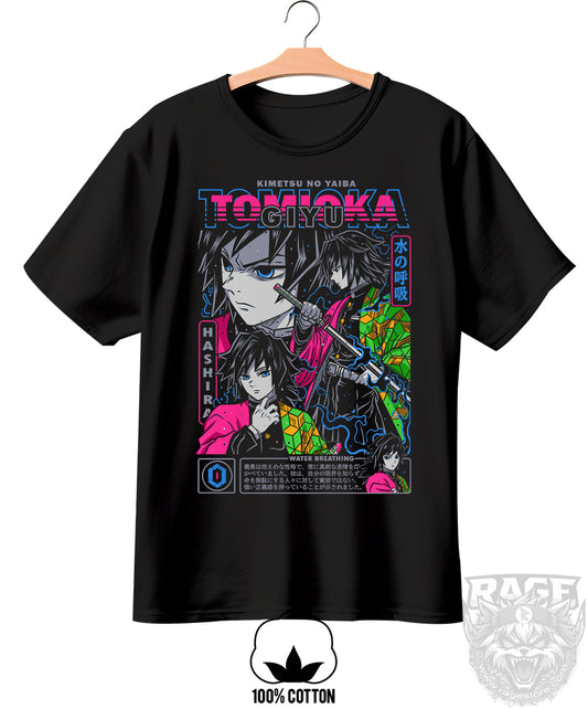 Tomioka Giyu Legendario 100% algodón - Demon Slayer (dtg)
