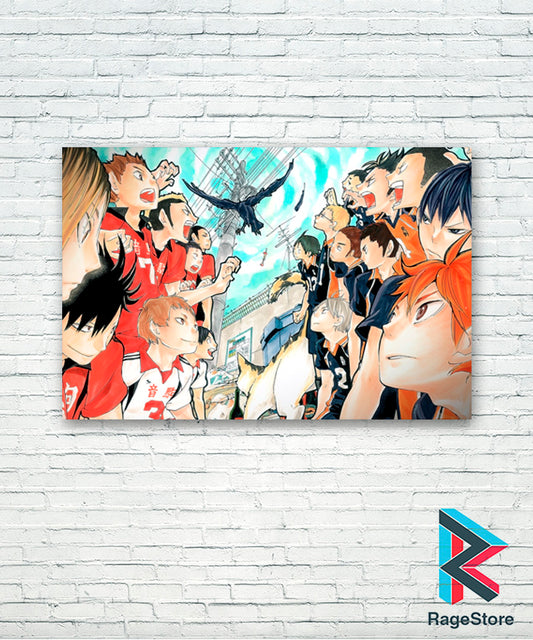 Póster Batalla Del Basurero - Haikyu