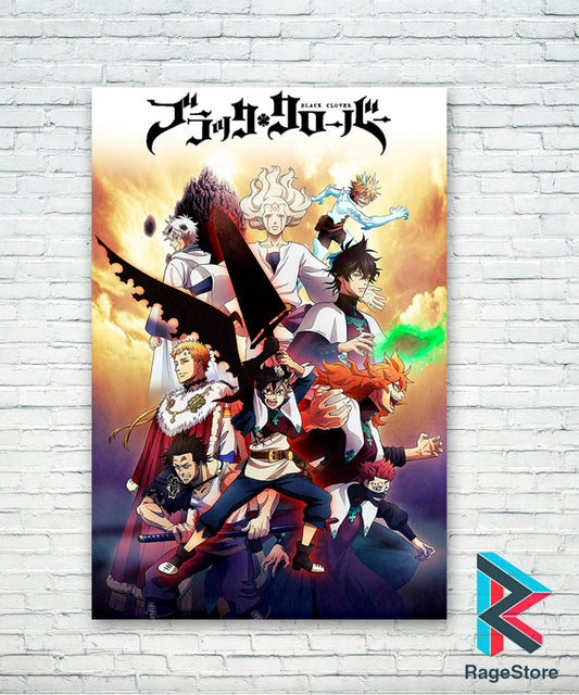 Póster Reincarnation Arc - Black Clover