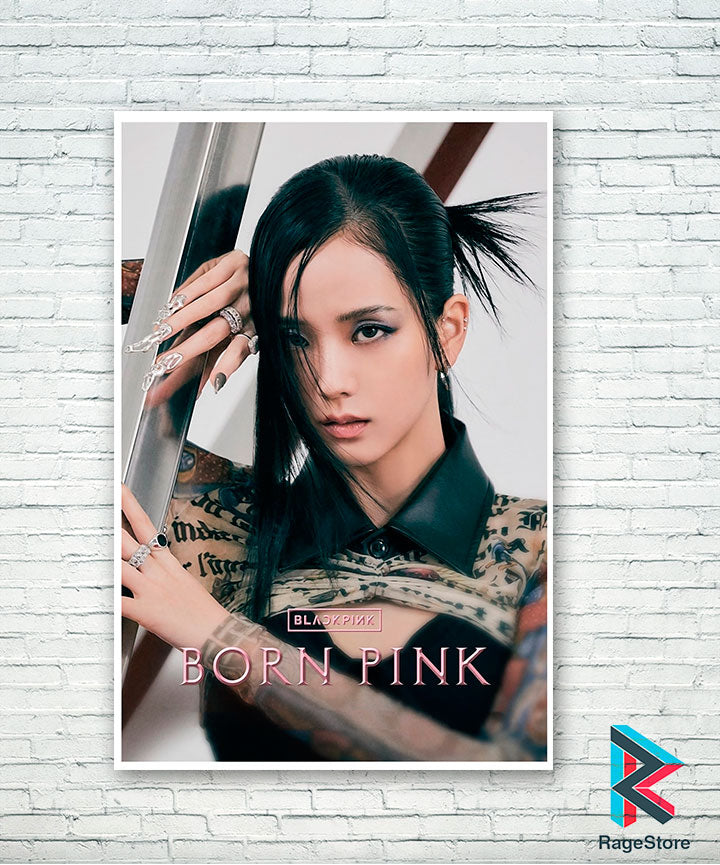 Póster Born Pink Jisoo - BLACKPINK (Papel Foto o Metálico)