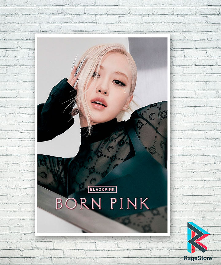 Póster Born Pink Rosé - BLACKPINK (Papel Foto o Metálico)