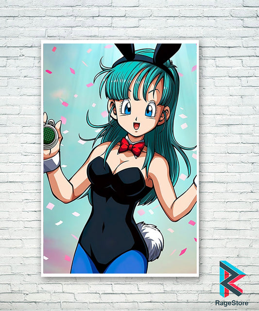 Póster Bulma - Dragon Ball (Papel Foto o Metálico)