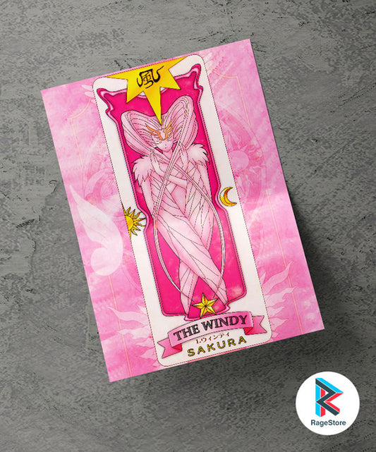 Póster Carta Viento - Sakura Card Captor