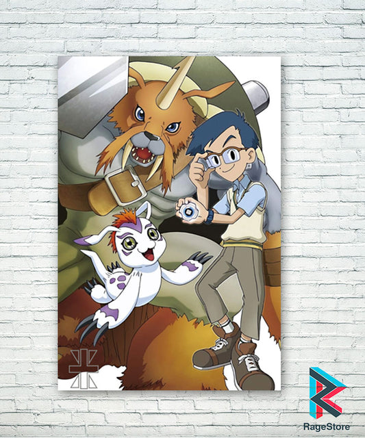 Póster Emblema Sinceridad - Digimon