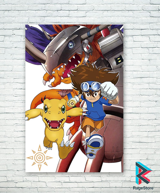 Póster Emblema Valor - Digimon