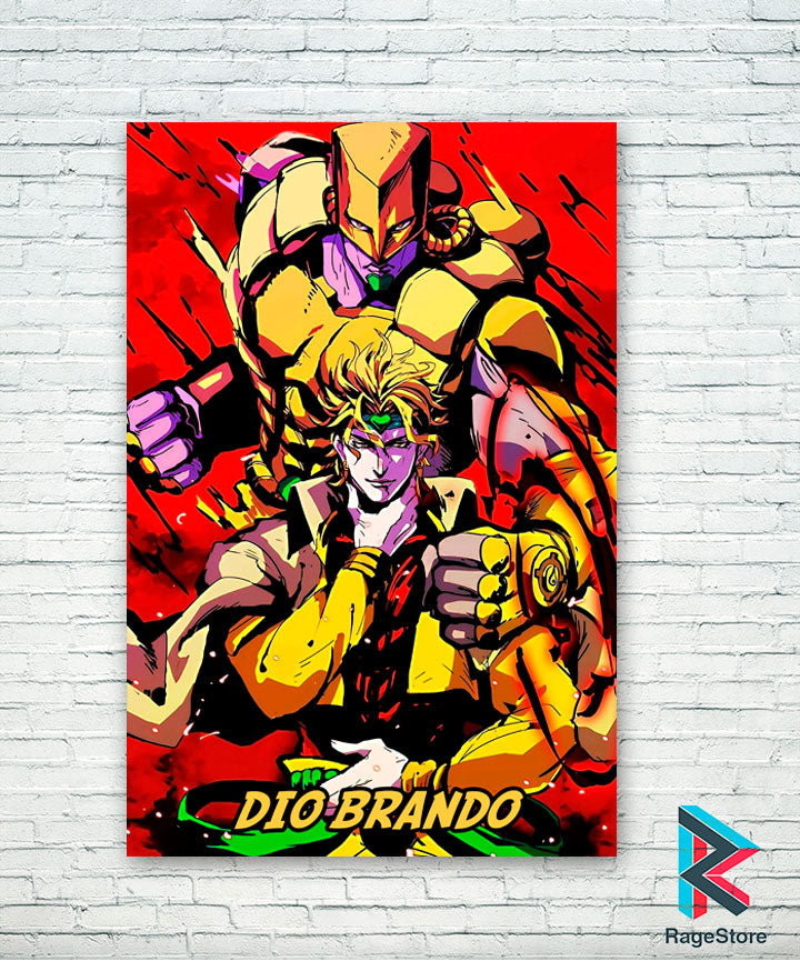 Póster Dio Brando - JoJo's Bizarre Adventure (Papel Foto ó Metálico)