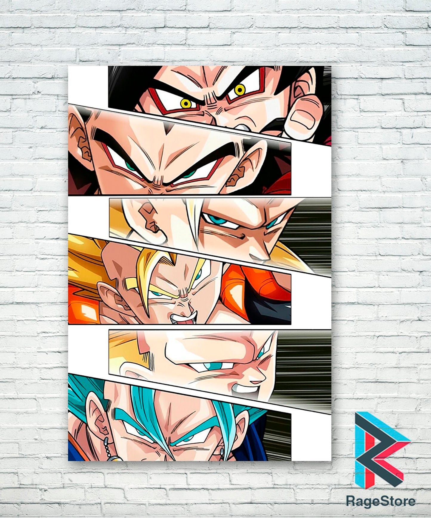 Poster Guerreros Z De la saga Dragon Ball