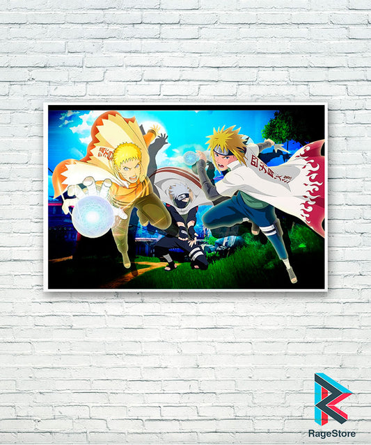 Póster Hokages - Naruto