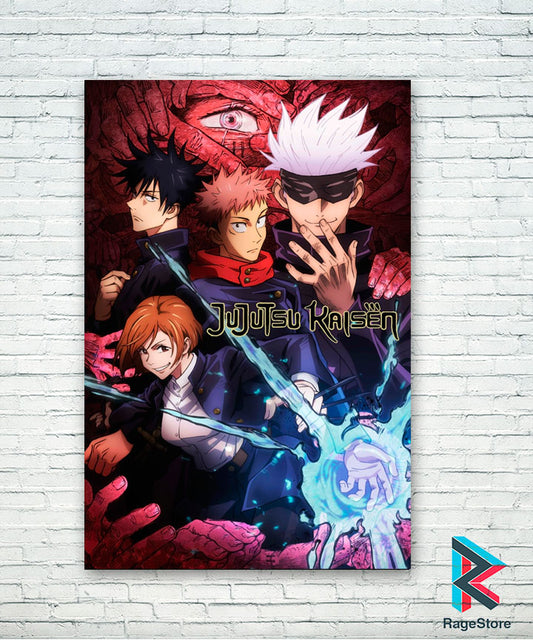 Póster Jujutsu Kaisen v2 (Papel Foto o Metálico)