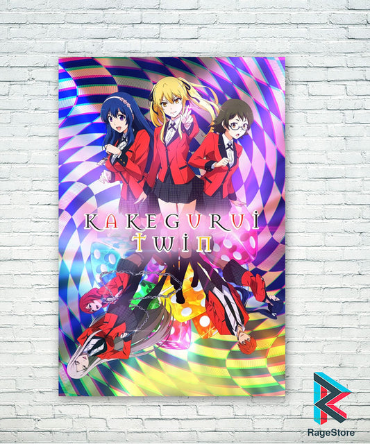 Póster Kakegurui Twin - Kakegurui (Papel Foto o Metálico)