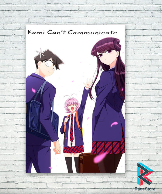 Póster Komi KCC - Komi Can't Communicate