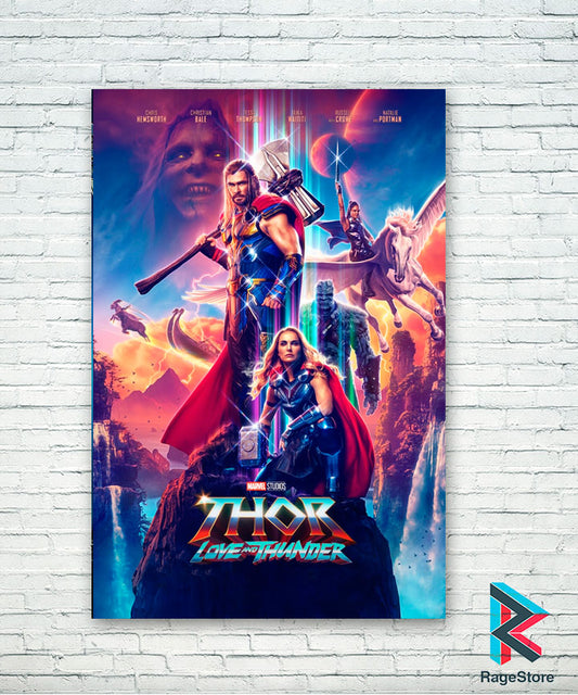 Póster Thor Love And Thunder V2