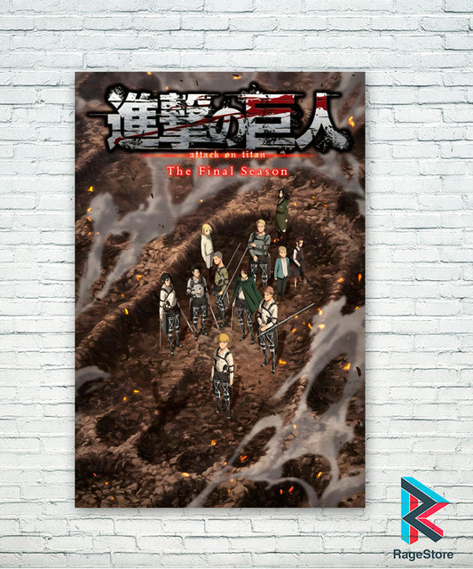 Póster Final Season 3 - SNK (Papel Foto o Metálico)