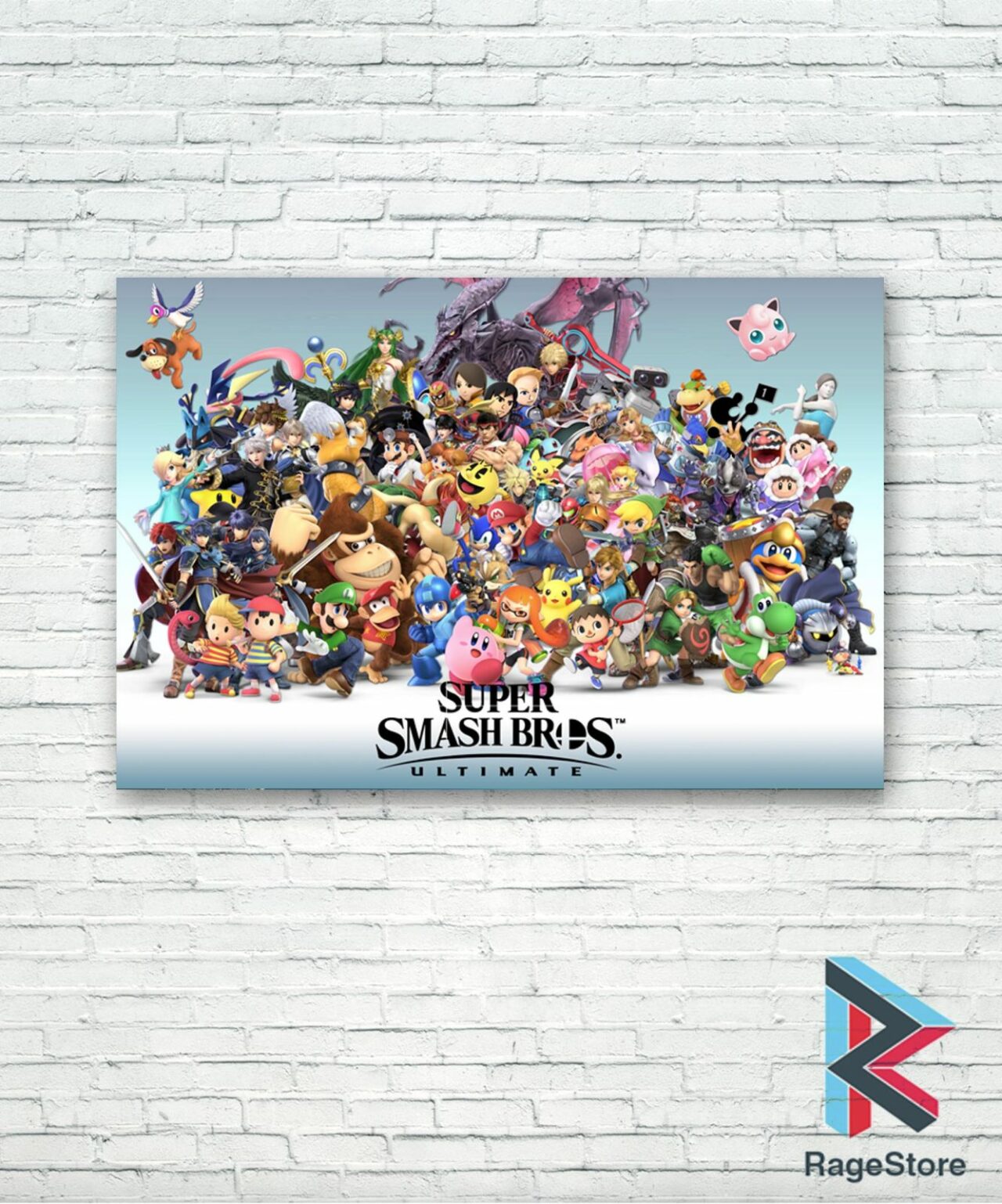 Poster Smash Bros Ultimate A (Papel Foto ó Metálico)