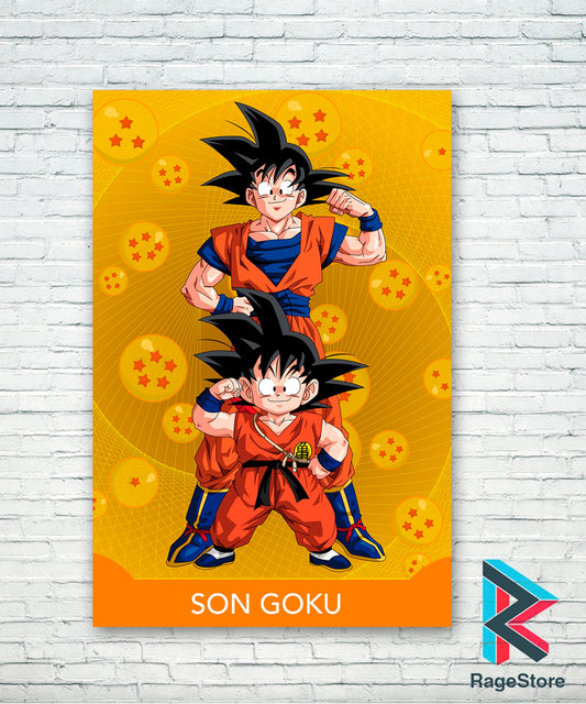 Poster Son Goku de la saga Dragon Ball