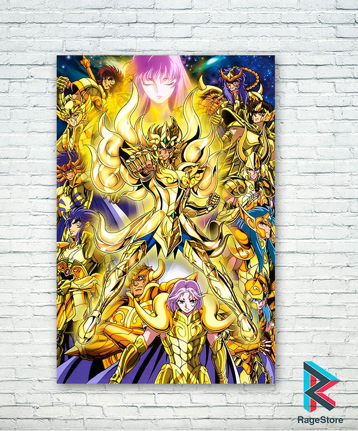 Póster Soul Of Gold - Saint Seiya (Papel Foto o Metálico)