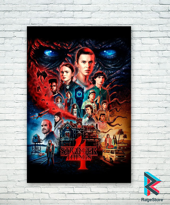 Póster Stranger Things S4 v2 (Papel Foto o Metálico)