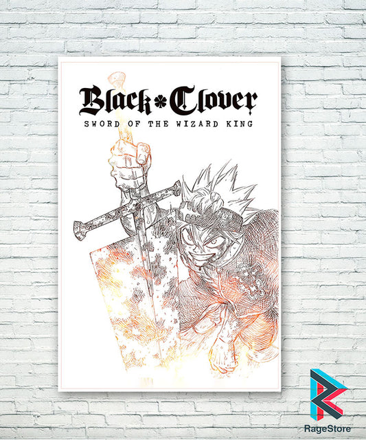 Póster Sword Of The Wizard King - Black Clover