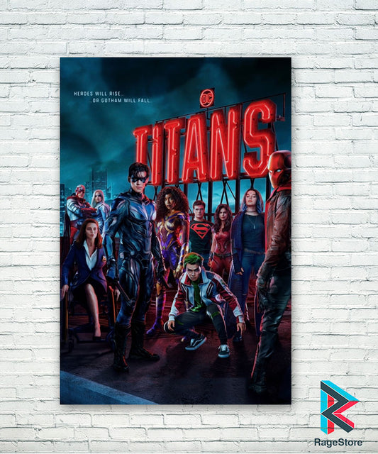 Póster Titans S3 - DC Cómics