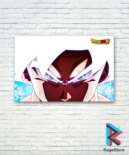 Poster Ultra Instinto de la saga Dragon Ball Súper