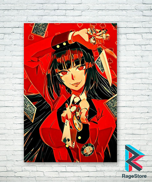 Póster Jabami Yumeko - Kakegurui (Papel Foto ó Metálico)