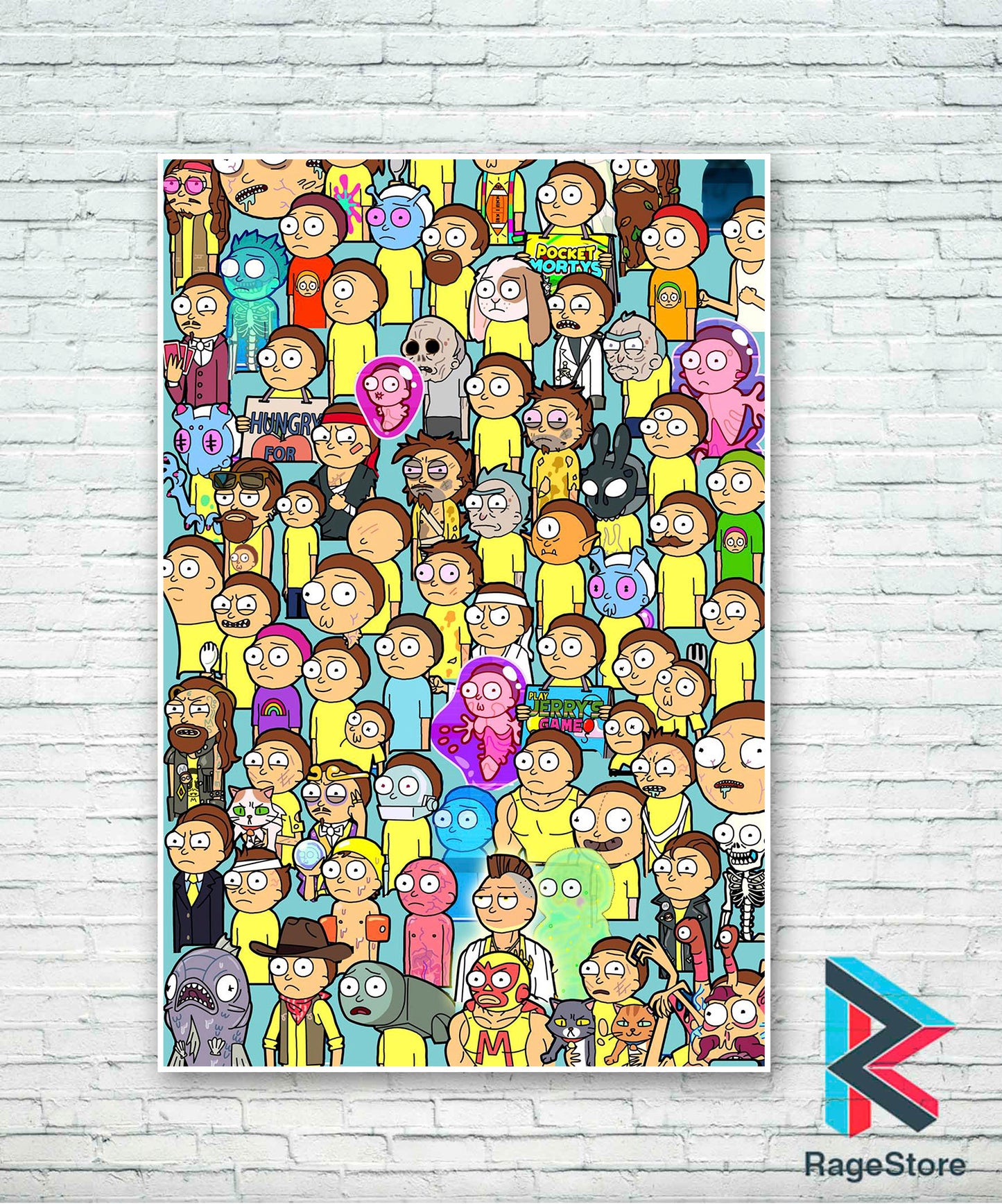 Poster Rick y Morty - Mortys