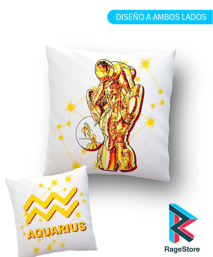 Almohada Armadura de Acuario - Saint Seiya