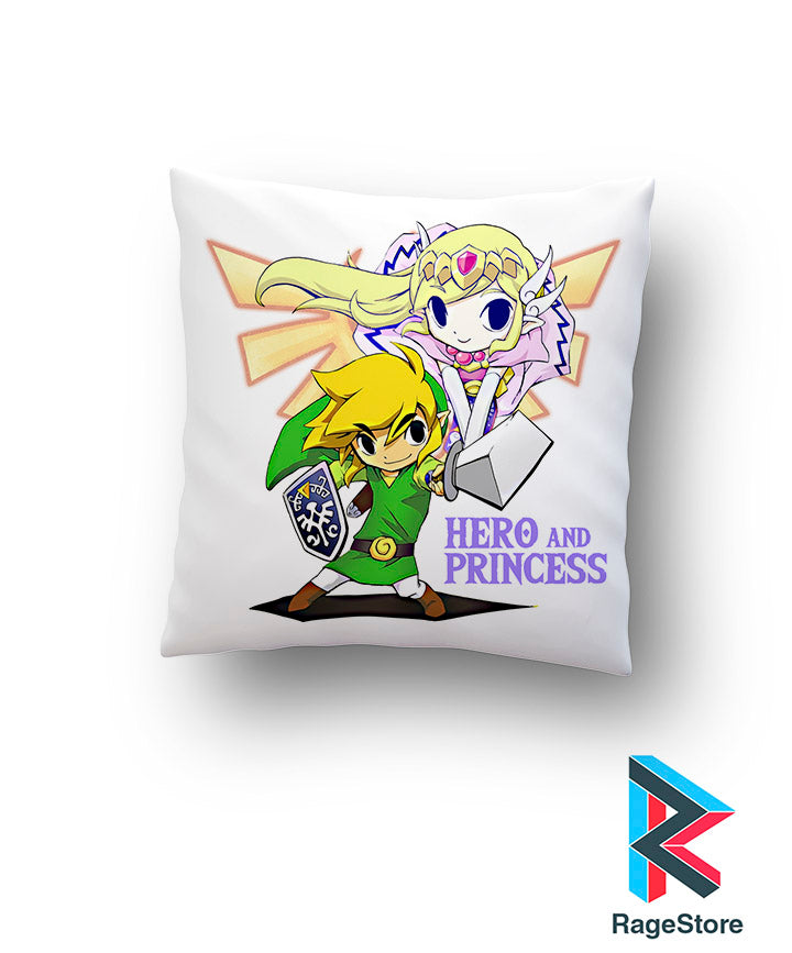 Almohada Hero And Princess - The Legend Of Zelda