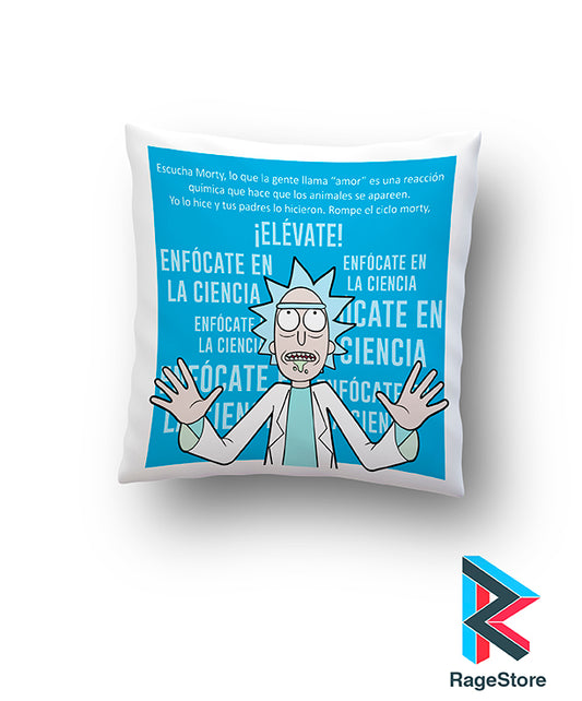 Almohada Focus on Science - Rick And Morty