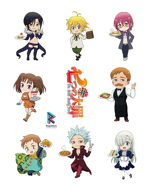 Stickers Nanatsu No Taizai Chibi