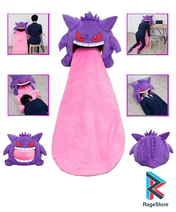 Almohada de Gengar - Peluche con colcha