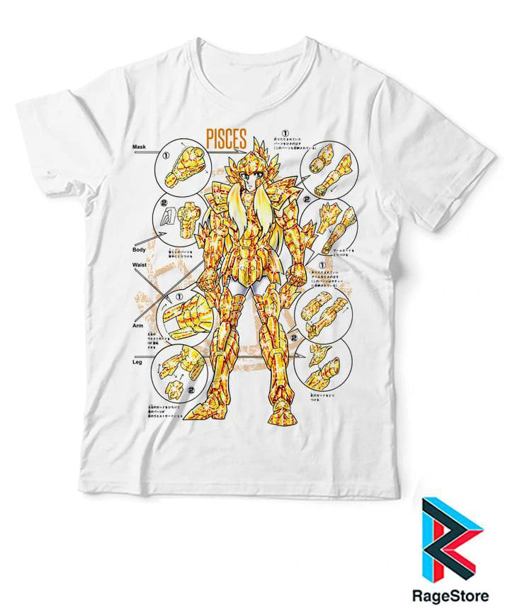 Gold Saint Pisces - Saint Seiya (Playera o Blusa)