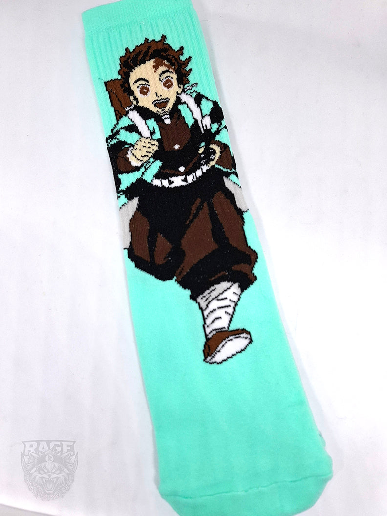 Calcetines de Tanjiro (Verde) - Demon Slayer