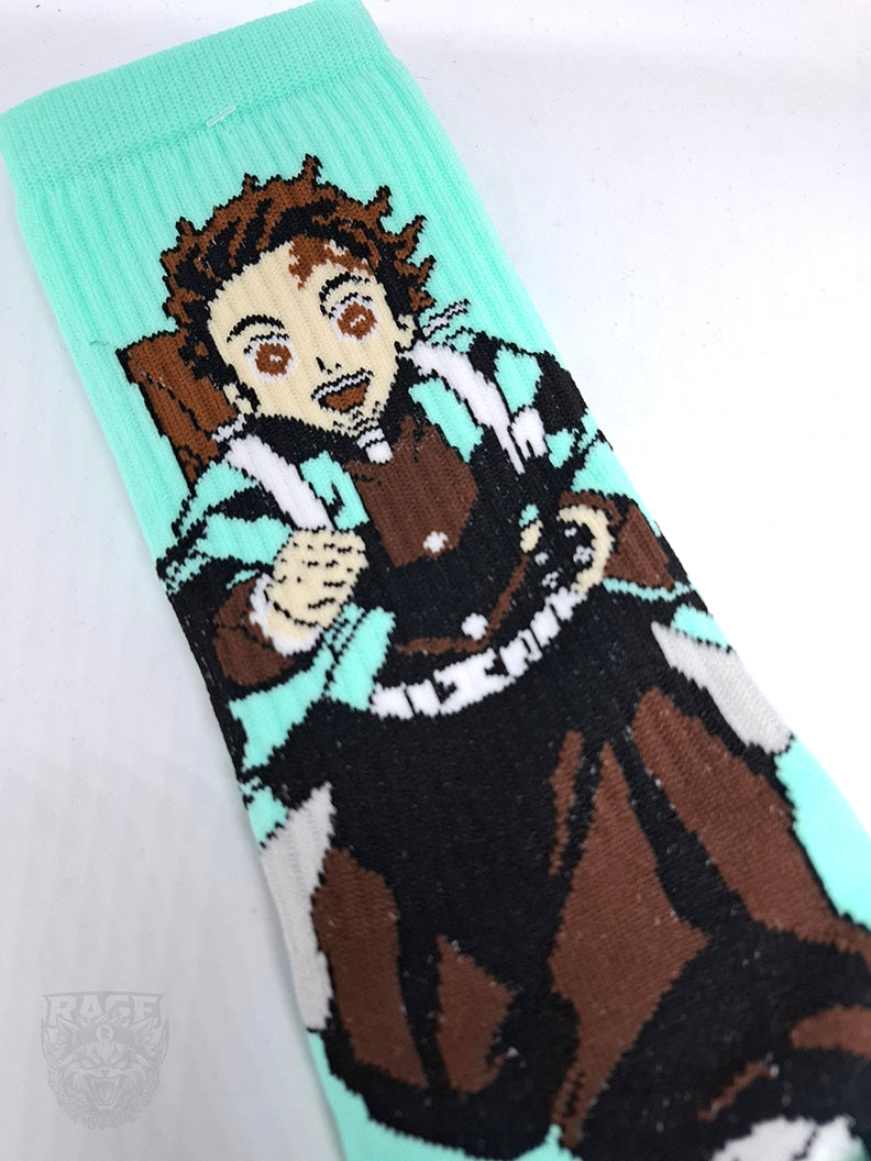 Calcetines de Tanjiro (Verde) - Demon Slayer