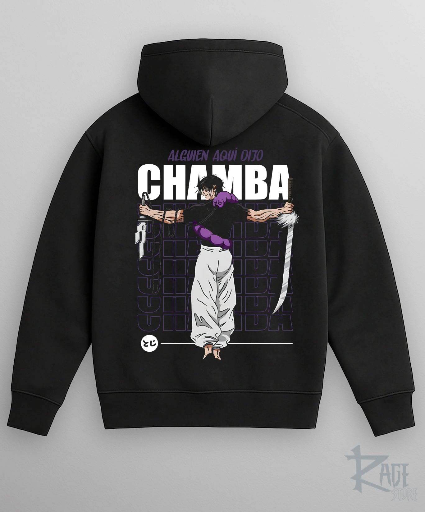 Hooodie Alguien aquí dijo CHAMBA (dtg) - Toji Jujutsu Kaisen