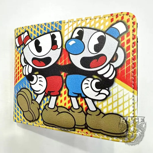 Billetera Cuphead y Mugman Amigos