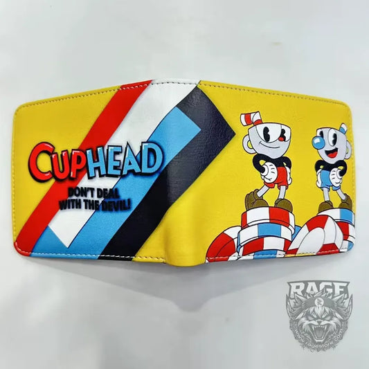 Billetera Equipo Cuphead y Mugman