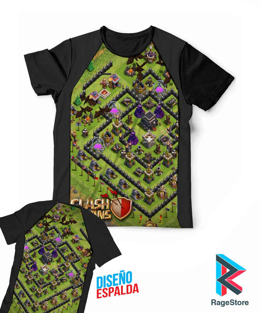 Clash of clans - Playera estilo deportiva