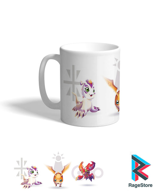 Taza Emblemas SEC - Digimon