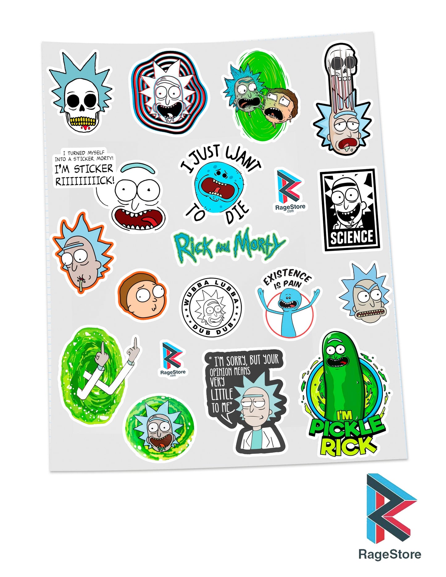 Stickers Rick And Morty 2