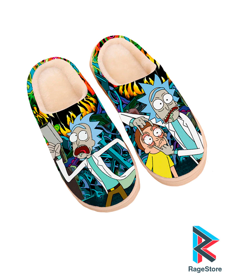 Pantuflas Rick y Morty Danger- zapatos de casa