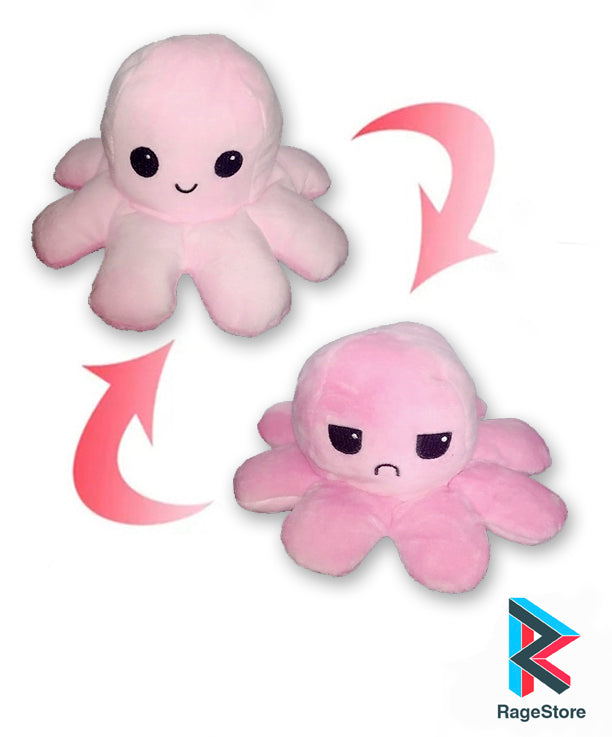 Pulpo Reversible - Rosado claro / Rosado fuerte