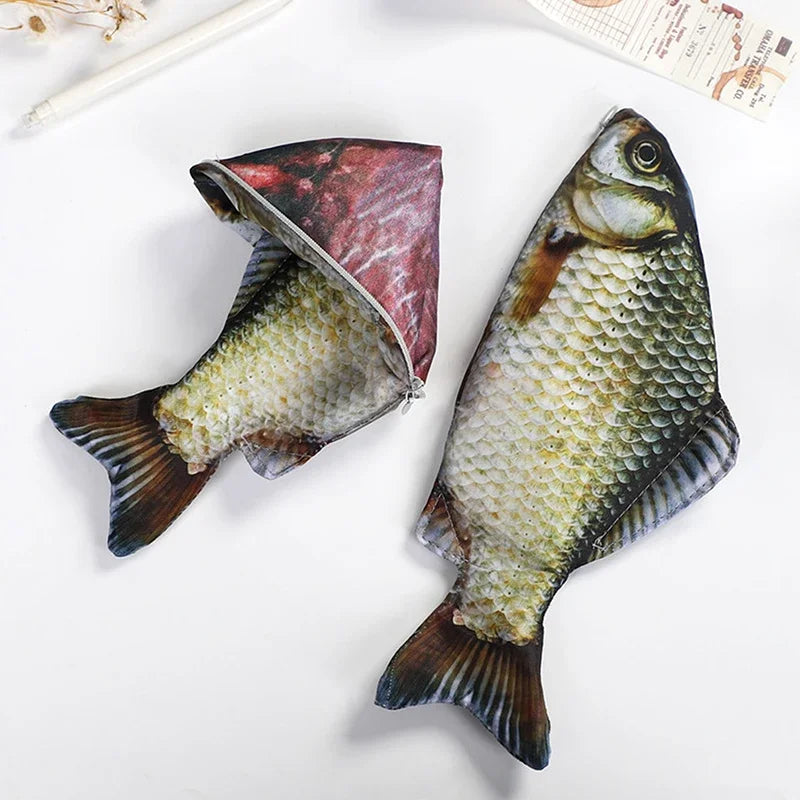 Estuche de Pescado porta lapiceros y útiles