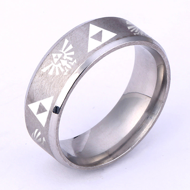 Anillo Trifuerza plateado - The Legend of Zelda