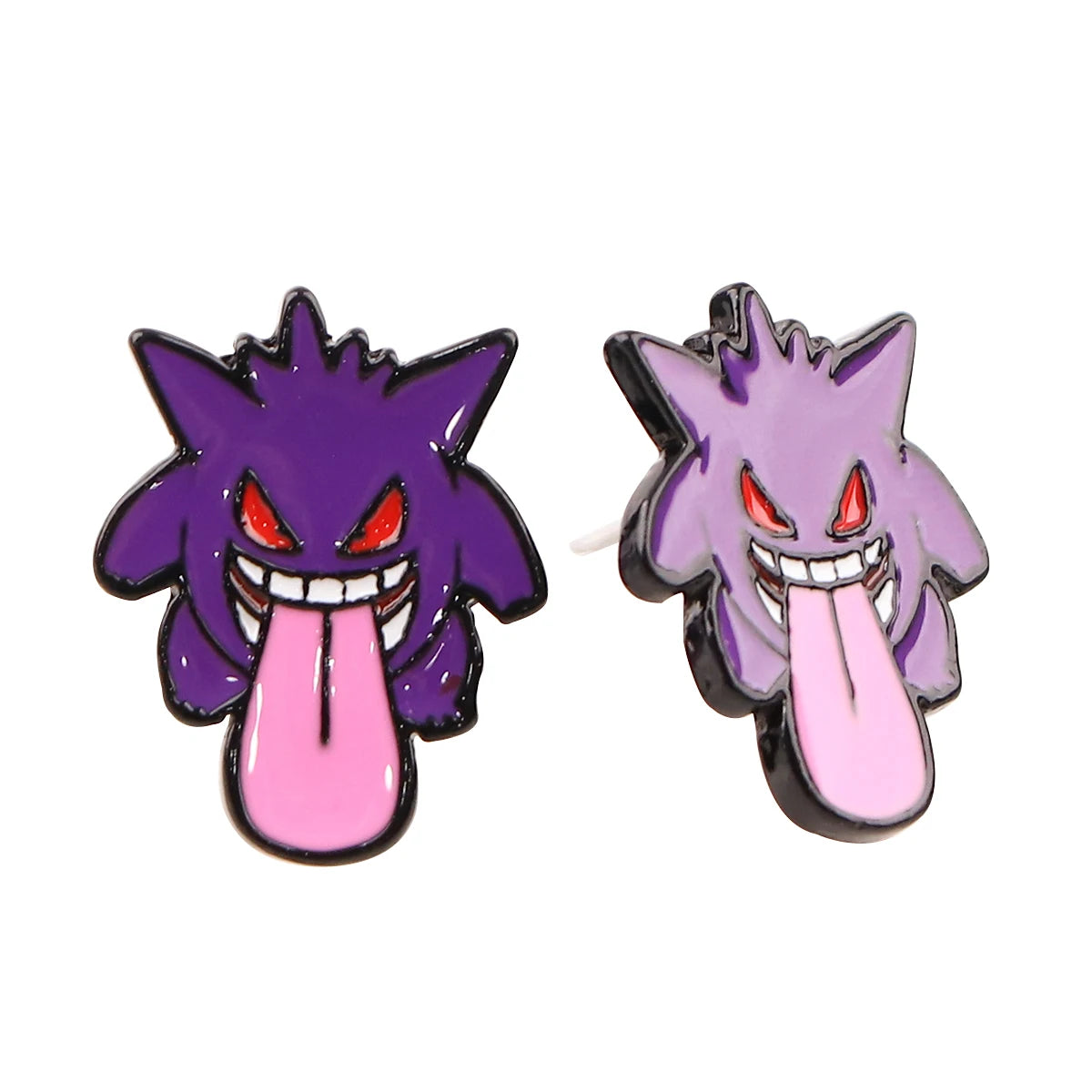 2x Aretes Gengar sacando lengua