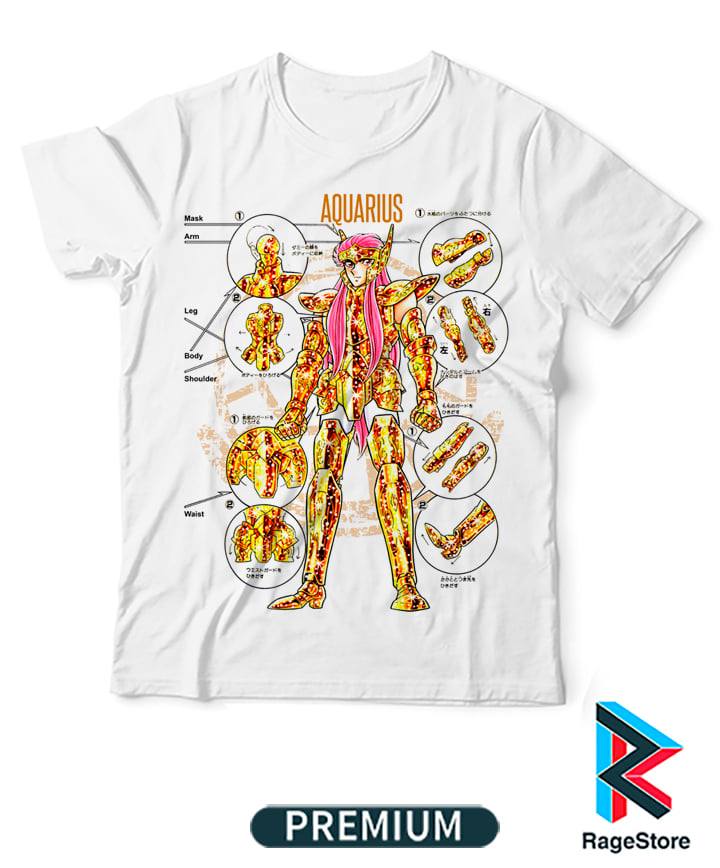 Gold Saint Aquarius - Saint Seiya (Playera o Blusa)