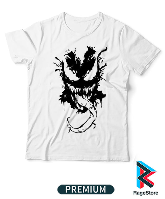 Playera blanca Venom