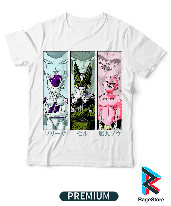 Villanos - Dragon Ball Z (Playera o Blusa)