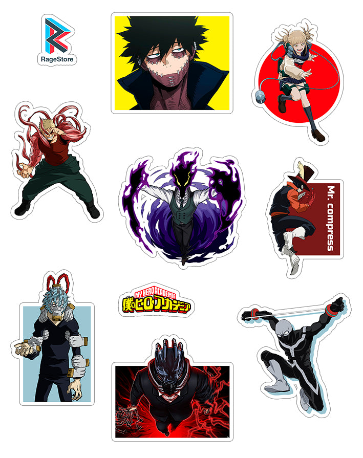 Stickers Liga De Villanos - BNH