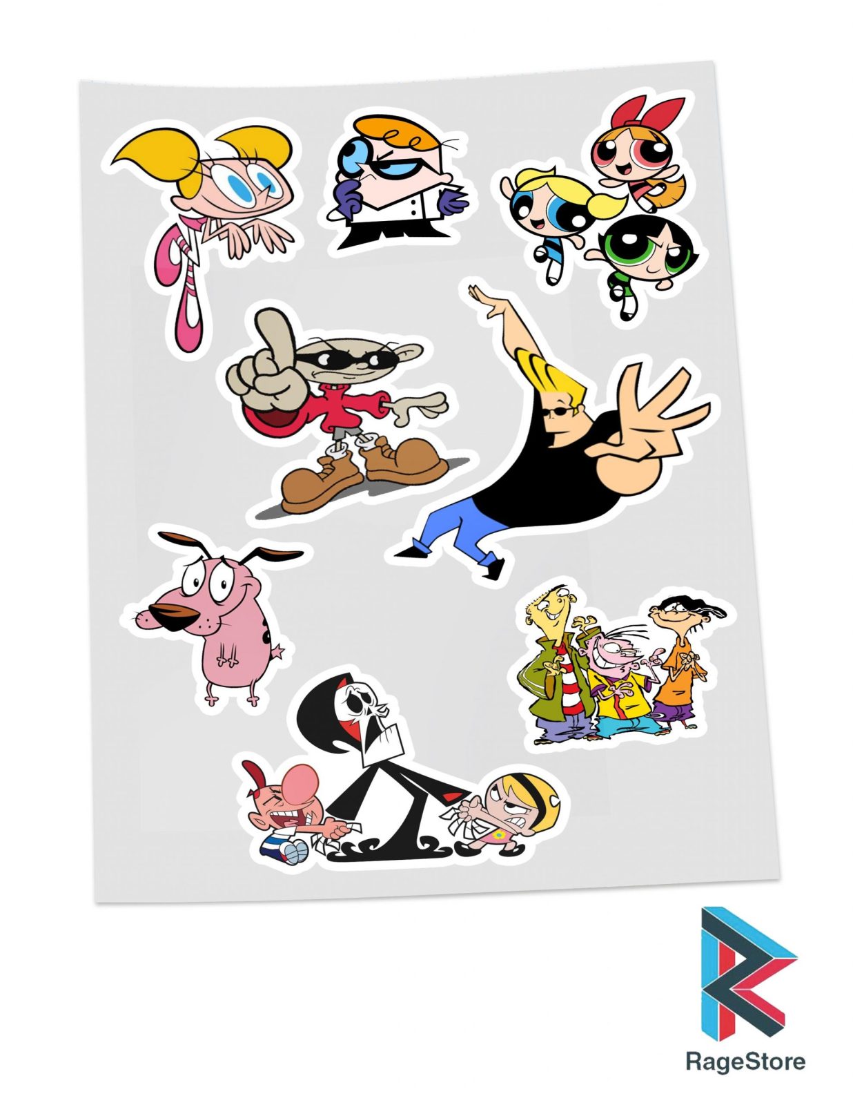 Stickers Cartoon Network Old